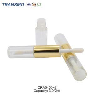 Precio de fábrica: Tubos de brillo labial de doble cabezal únicos, con logotipo personalizable, envases de plástico para máscara y delineador de ojos, y lápiz labial líquido único. - Product Image 3