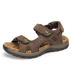Sandalias Deportivas de Verano para Hombre 2025, Antideslizantes, Cómodas, de Cuero Genuino - Product Image 2