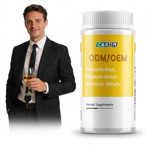 Kapsul Ekstrak Kunyit Hovenia Dulcis Akar Pueraria Alami, Menutrisi Perut, Detoksifikasi Hati, Suplemen Diet <span class=keywords><strong>Herbal</strong></span> untuk Dewasa - Product Image 1