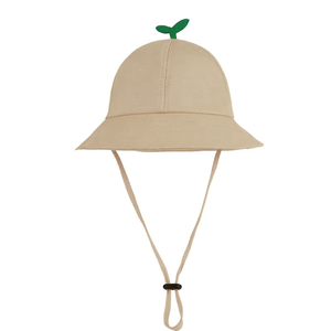 Cappello da <span class=keywords><strong>pescatore</strong></span> per bambini con stampa digitale in cotone morbido e velluto a coste, stile arancione, protezione solare estiva per neonati e bambini piccoli - Product Image 3