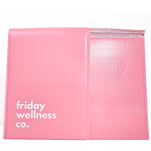 Custom Rose Goud Kleur Bubble Mailer Tassen Koerierstas Milieuvriendelijke Polymailer Mailing Bubble Bubble Verzendzak - Product Image 3