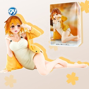 Figura de acción de chica sexy hentai de anime manga, Atelier <span class=keywords><strong>Ryza</strong></span> en pose sentada, linda Chibi Ramen Lid Press, juguete de escritorio de PVC de dibujos animados coleccionable - Product Image 6