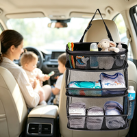 Auto-Sitznetz für schnellen Zugriff auf Handtaschen, Flaschen, Snacks und Alltagsutensilien – Organisationstaschen für Beifahrer- und Rücksitze