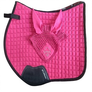 Nuevos conjuntos de almohadillas para silla de montar a caballo personalizados, equipo ecuestre de alta calidad con forro de malla, fabricante mayorista de Kanpur, India. - Product Image 5