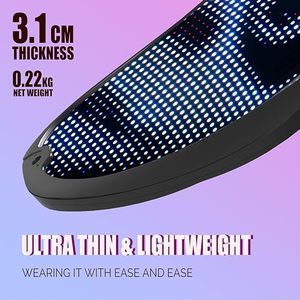 Ứng dụng điều khiển thông minh Led mặt nạ lập trình thay đổi khuôn mặt DIY ảnh cho Đảng hiển thị LED ánh sáng mặt nạ cho Halloween - Product Image 4