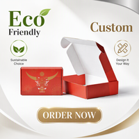 Boîtes d'emballage personnalisées écologiques avec logo, boîtes en papier kraft biodégradable, emballage en gros, boîte de colisage en carton ondulé