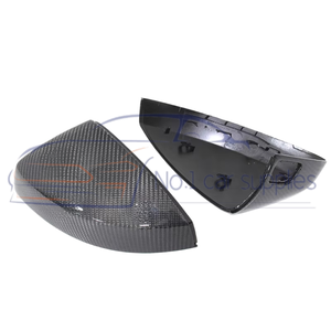 Coque de rétroviseur en fibre de carbone sèche haute performance, style klaxon d'origine, compatible avec A3 RS3 S3 - Product Image 5