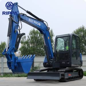 送料無料RIPPA 5トン6トン掘削機EPAエンジンクボタクローラー土木機械バックホー農場掘削機ミニ掘削機 - Product Image 2