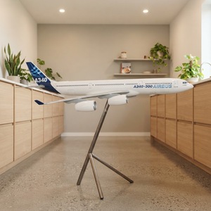 Modèle statique en résine <span class=keywords><strong>Airbus</strong></span> A340-<span class=keywords><strong>300</strong></span> 1/50 127cm avec couleurs et motifs personnalisables, cadeau d'affaires - Product Image 3