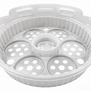 Bandeja Desechable Blanca de Plástico PP en Forma de <span class=keywords><strong>Cesta</strong></span> para Dumplings, Shaomai, Xiaolongbao, Apta para Alimentos, para Llevar, para <span class=keywords><strong>Delicatessen</strong></span> y Pastelería - Product Image 5