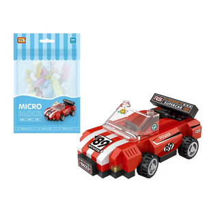 Kit de véhicules d'aventure en mini blocs de construction Loz, camion de pompiers, hélicoptère, assemblage facile - Product Image 5