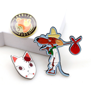 หมุดเคลือบโปร่งใสลายอะนิเมะหมุดเคลือบมุกแบบหมุนปรับแต่งได้ - Product Image 3