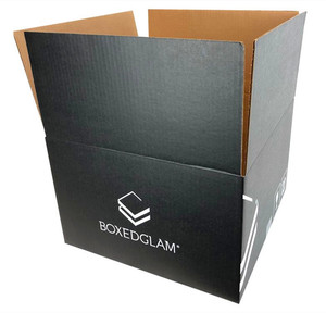 Personnalisé robuste 5 couches double paroi en carton ondulé <span class=keywords><strong>transport</strong></span> RSC boîte de carton d'expédition noir avec logo - Product Image 3