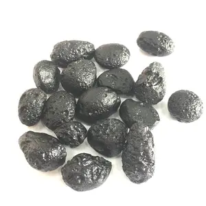 Природный падающий Аэролит черной неправильной формы драгоценный камень метеоролиты шероховатые метеориты