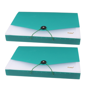 Foska giáo viên Nguồn cung cấp Trọng lượng nhẹ hóa đơn giấy nhận tổ chức đầy màu sắc mạnh mẽ PP chất liệu 13 túi thư mục cho các tài liệu - Product Image 1