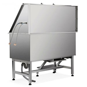 Estación de lavado de ducha para el cuidado de perros y gatos, bañera de acero inoxidable para mascotas, bañera con <span class=keywords><strong>escaleras</strong></span> para mascotas - Product Image 4