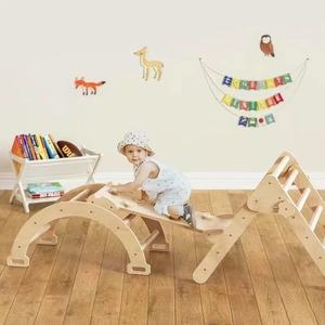Juego de gimnasio con escalada triángulo arco rampa Pickler triángulo escalador interior Montessori piklers escalada juguetes niño escalada trame - Product Image 3