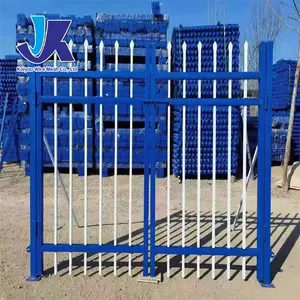 Factory direct sale of blue and white residential decorative and protective fencing burglar-proof zinc steel fence