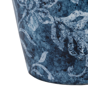Vaso Alto in Terracotta con Design Floreale per Arredamento Soggiorno, Elemento Decorativo Moderno da Tavolo - Product Image 6