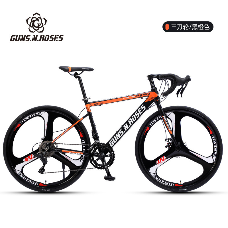 Three knife one wheel black orange aluminum alloy frame