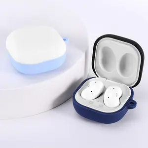 Capa protetora para galaxybuds live/pro, adequada para galaxy, case, silicone, com mosquetão