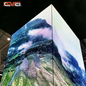Letrero con Logotipo de <span class=keywords><strong>Cubo</strong></span> Mágico de Espejo, Panel Publicitario Pequeño de Malla para Exteriores, Pantalla LED para Interiores, <span class=keywords><strong>Precio</strong></span> por Metro Cuadrado - Product Image 3