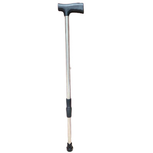 Lightweight Aluminum Alloy Single Leg Cane T Handle Anti Slip Adjustable Height Walking Stick For Daily Use - Product Image 5