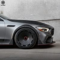 Jantes Turbofan Forgées Noires Mat DW Modifiées pour une Performance Améliorée, 18, 19, 20 Pouces, Compatibles avec Mercedes G63, Moyeux et Jantes en Alliage Personnalisés