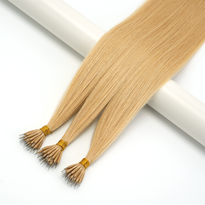 Extensiones de Cabello Virgen Premium con Nanobeads, 100% Cabello Humano Real, Grado Ruso, Doble Trama, Punta Sin Costuras, Decoloración, <span class=keywords><strong>Mercado</strong></span> Occidental - Product Image 6