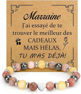 Món Quà Kỳ Nghỉ Thép Không Gỉ Trái Tim Quyến Rũ Vòng Đeo Tay Phụ Nữ Bán Buôn Năng Lượng Chữ<span class=keywords><strong>a</strong></span> Bệnh Căng 8Mm Màu Hồng Ngự<span class=keywords><strong>a</strong></span> Vằn Đá Đính Cườm Vòng Đeo Tay - Product Image 6
