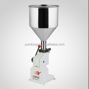 A03 1000BPH yarı otomatik pnömatik dolum makinesi suyu bal süt su içecek kimyasalları cam şişeler için - Product Image 5