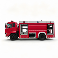 Camion de pompiers à réservoir d'eau Dongfeng 4X2 pour intervention d'urgence, camion de lutte contre l'incendie à mousse de 8 tonnes, fourni directement par l'usine