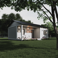 sandwich de luxe Dosettes de vie autonomes Maison modulaire préfabriquée en conteneur détachable avec salle de bain et cuisine