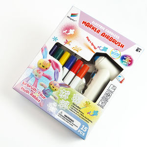 贴牌定制标志喷枪绘图喷雾艺术玩具套装带兔子娃娃 - Product Image 2