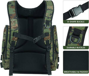 Mochila de Pesca Ligera, Resistente y Versátil para Exteriores, Impermeable, Grande, con Bolsillo para Aparejos de Pesca, Muestra Gratis - Product Image 2