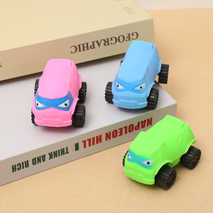 Juguete Antiestrés de Peluche con Forma de Camión Monstruo de Dibujos Animados, Juguete para Apretar y Aliviar el Estrés, Regalo de Descompresión con Forma de Coche para Niños - Product Image 1