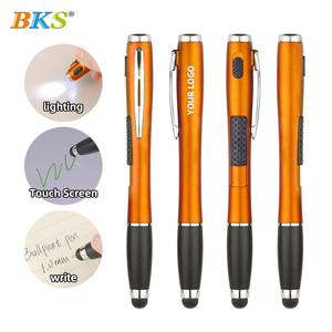 Bút bi đa năng <span class=keywords><strong>3</strong></span> trong <span class=keywords><strong>1</strong></span> tích hợp đèn LED, logo phát sáng, khắc logo tùy chỉnh, bút nhựa quảng cáo - Product Image 4