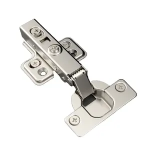 2024 Cheap Factories Hydraulic Soft Closing Buffering Full Overlay Custom Cabinet Door Hinge For Kitchen Furniture Fittings