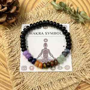 Pulsera de Piedras con Cuentas de Vidrio Coloridas, Energía Natural, Artículo de Alta Rentabilidad, Soporte para Auditoría de Fábrica - Product Image 2