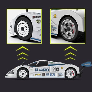 Rlaarlo AK-<span class=keywords><strong>787</strong></span> 1/10 4WD, Superdeportivo <span class=keywords><strong>RC</strong></span> de Metal, 100KM/H, Motor sin Escobillas, ESC de 80A, Chasis de Aluminio, Auto de Carreras de Alta Velocidad para Carretera - Product Image 5