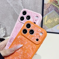 Coque de téléphone portable transparente de style bonbon pour iPhone 16 Pro avec protection anti-traces de doigts et logo personnalisé