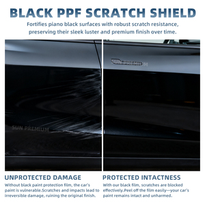 Vinilo para Envolver Autos Negro Satinado PPF Negro Mate 1.52*15m TPU PPF Negro Satinado, Película Tintada Negra para Todo el Cuerpo, Autoregenerable - Product Image 3