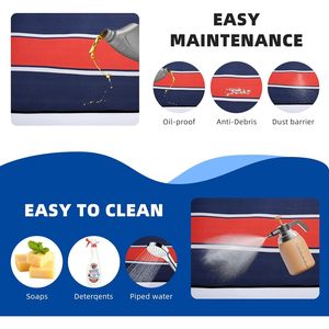 Tapis de moto MD-R977 78 x 31 pouces, imperméable, antidérapant, robuste, protection du sol de garage pour usage intérieur, garantie 1 an - Product Image 2