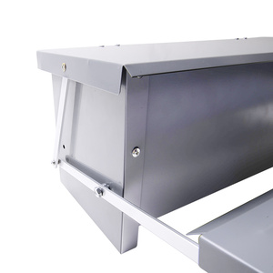 10kg automatico a pedale alimentatore di pollo con coperchio resistente alle intemperie per anatra di pollo all'aperto - Product Image 5