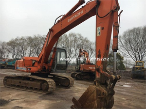 Excavatrice sur chenilles Hitachi EX200 d'occasion, origine Japon, moteur haute efficacité, capacité de la benne de 0,9 m³, peinture d'origine - Product Image 2