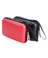 Tas penyimpanan Eva multi-ukuran dapat disesuaikan casing pelindung cangkang keras ritsleting penutup Driver Hard Disk 2.5 inci