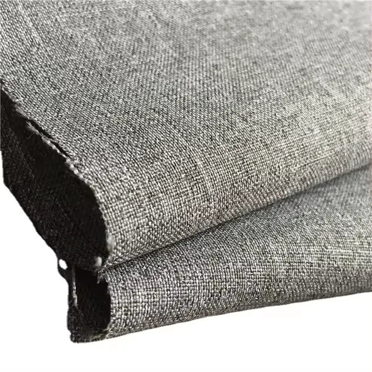 Tela de lino de imitación 300D polivinílica catiónica Rove, tela de sofá para portabebés, tipo de tela de lino