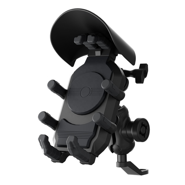 Motorcycle Accessories Electric Scooter Anti-Shock Phone Holder Motorcycle Bicycle Mobile Holder for Handlebar Mount