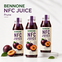 Jus de prune fruité pétillant en bouteille mini 250ml NFC OEM Marque privée Échantillon gratuit Vente en gros Faible MOQ