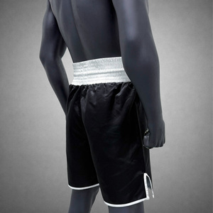 Pantalones Cortos de Boxeo Lisos con Cintura Elástica, Tela Ligera de Secado Rápido, Perfectos para Competencia de Artes Marciales - Product Image 4